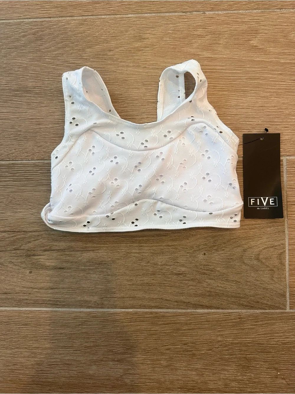 FIVE Inhale Eyelet Bra BNWT